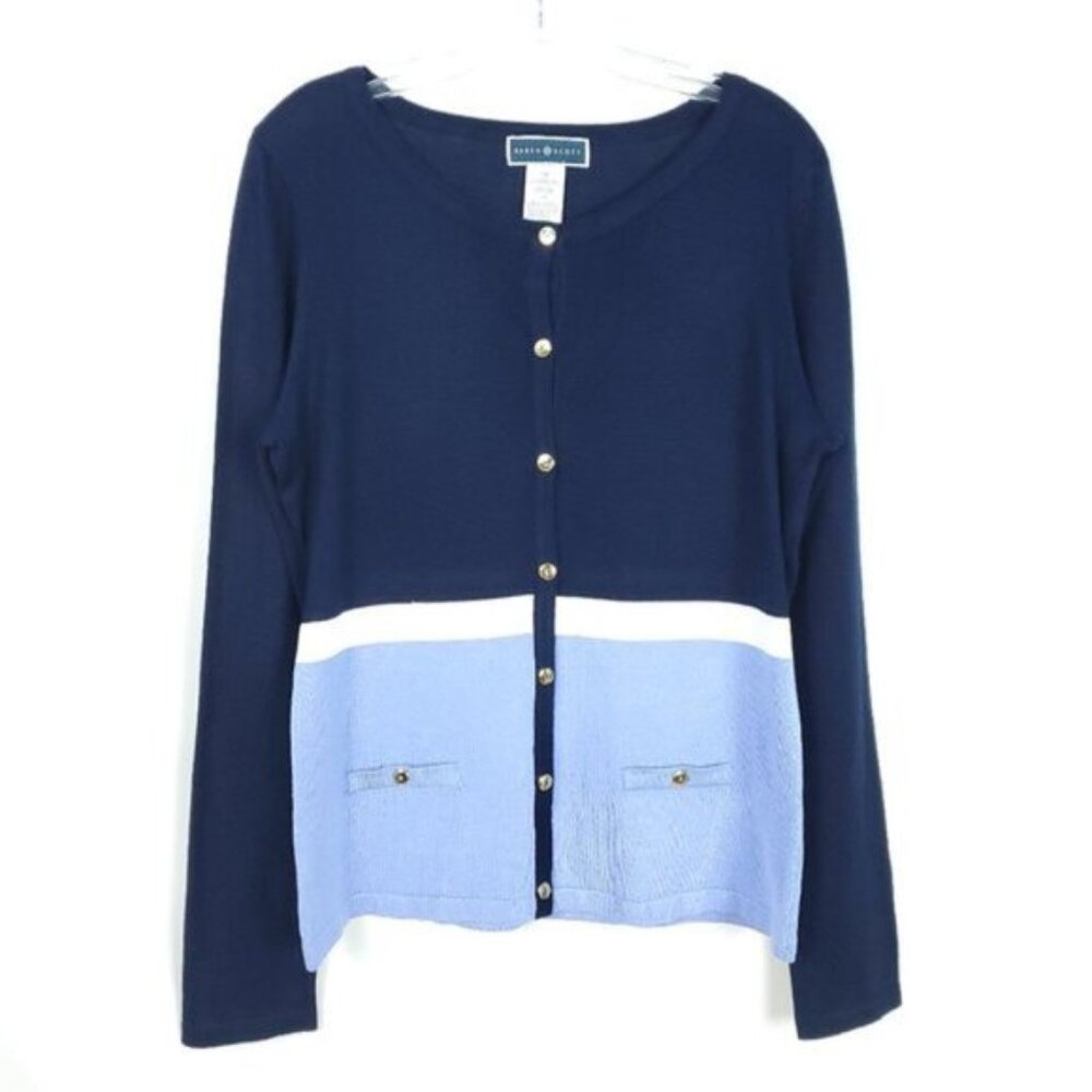KAREN SCOTT Cardigan NWOT Size L